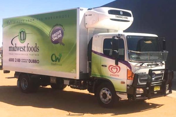 STE Sales. Midwest Foods Refrigerated Truck