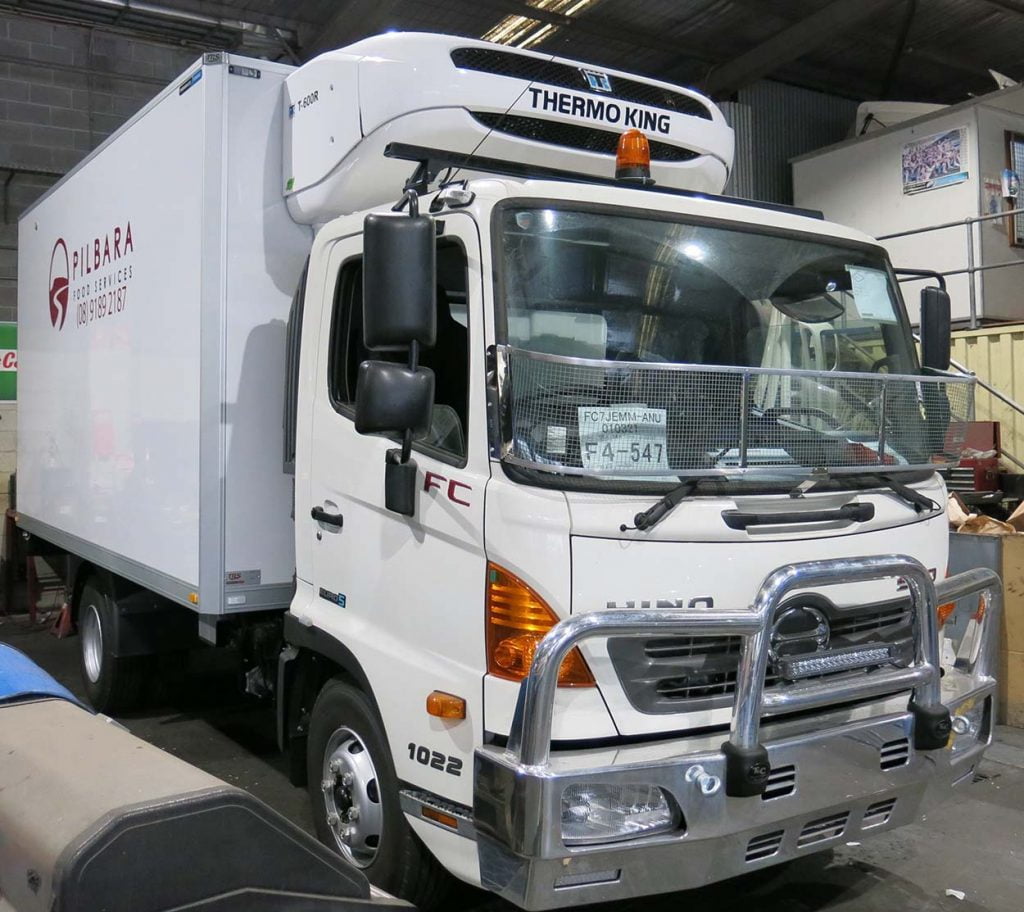 STE Sales. Pilbara Refrigerated Truck