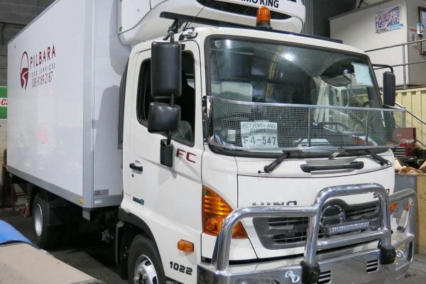 STE Sales. Pilbara Refrigerated Truck