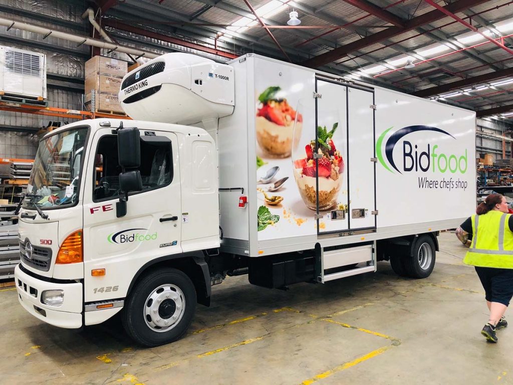 STE Sales. Bidfood Refrigerated Truck