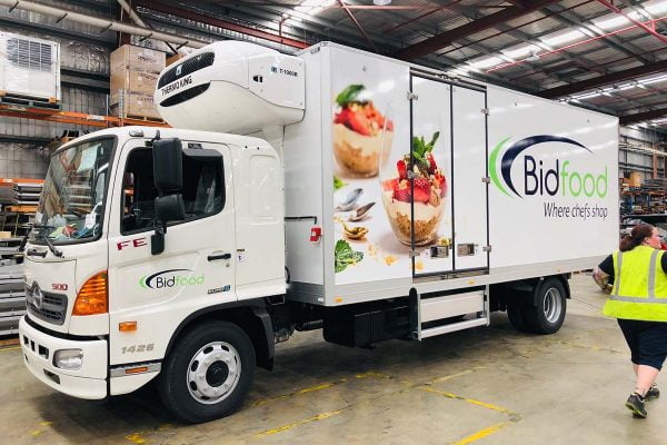 STE Sales. Bidfood Refrigerated Truck